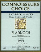 Buy Bladnoch 1991 Connoisseurs Choice Single Malt Scotch Whisky Here!