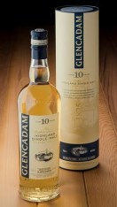 GLENCADAM SINGLE HIGHLAND MALT SCOTCH WHISKY 10 YEAR OLD