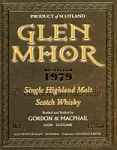 Glen Mhor Scotch Whisky - Glen Mhor 1979 Single Highland Malt Whisky label credit:  Gordon and Macphail