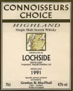 Lochside 1991 Single Malt Scotch Whisky by Gordon & Macphail 