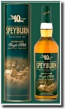 Speyburn 10 Year Old Single Malt Scotch