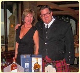Machelle Brittain, Pinnacle Distributing with Robert Sickler - Master of Whisky